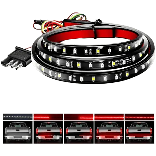 48/49 Inch 90Leds Red White LED Tailgate Light Strip