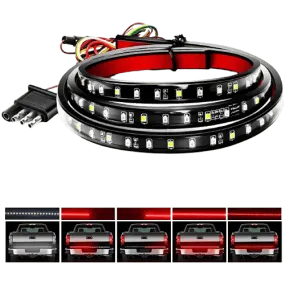 48/49 Inch 90Leds Red White LED Tailgate Light Strip