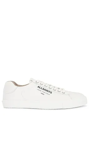 ALLSAINTS Underground Leather Low Top in White