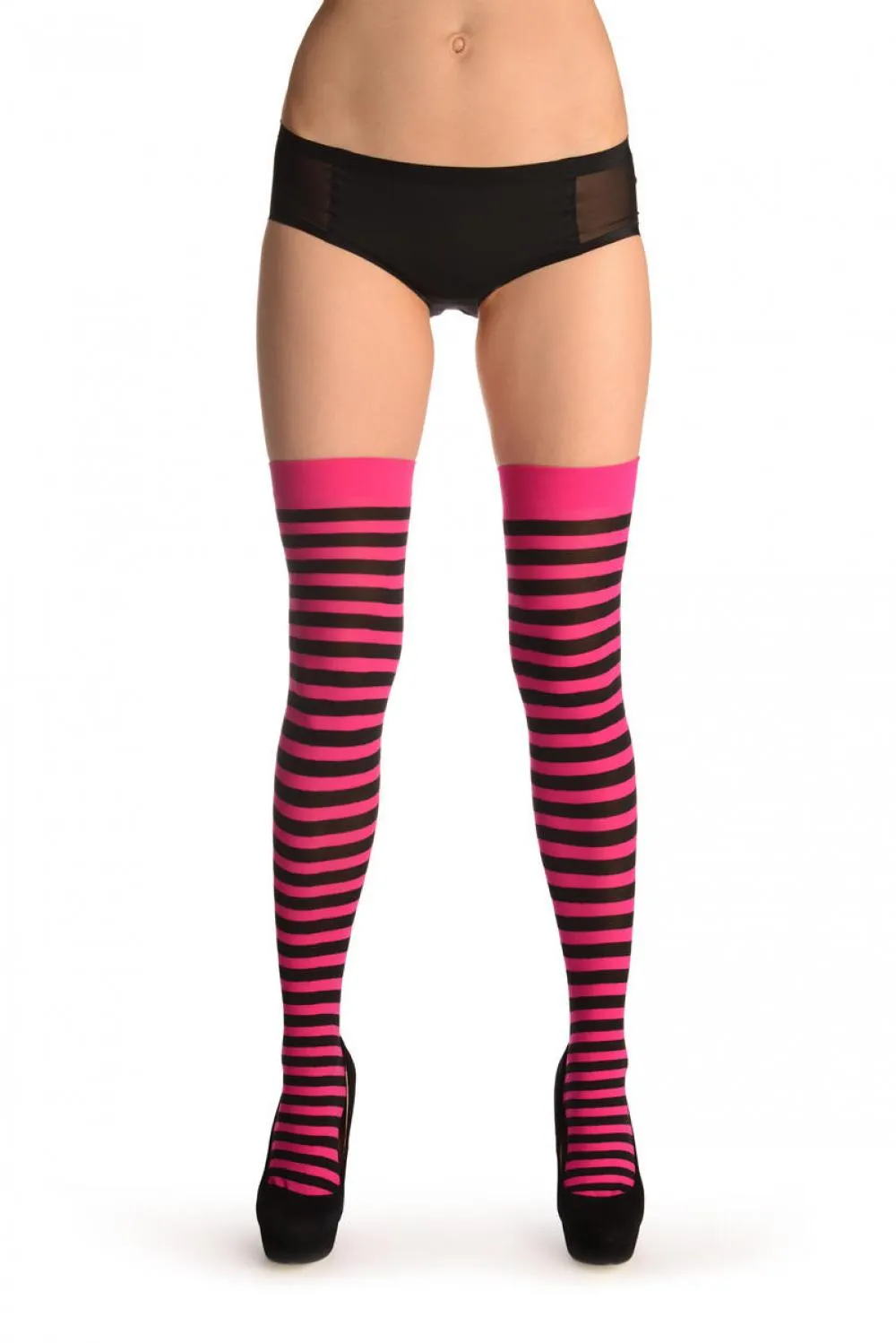 Black & Pink Stripes