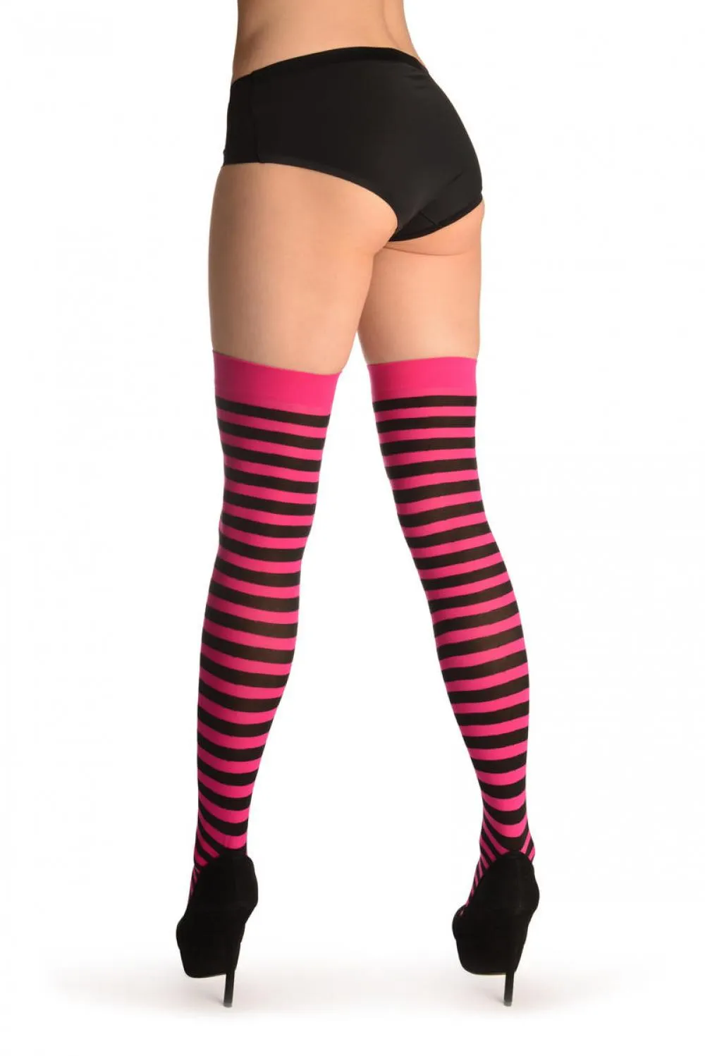 Black & Pink Stripes