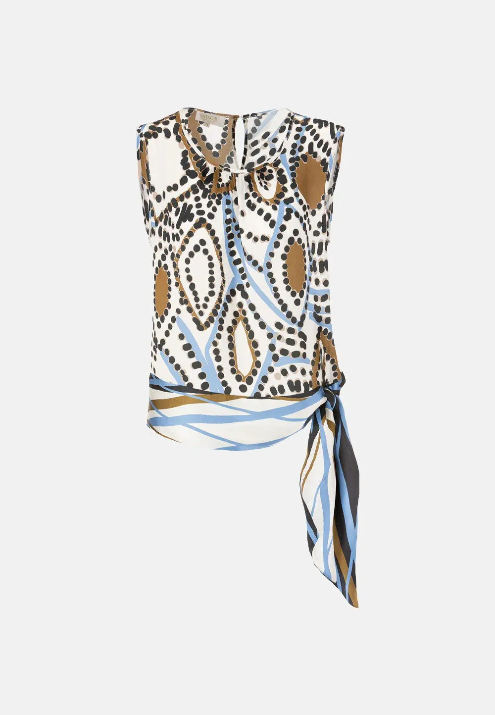 CATNOIR Tie Patterned Top