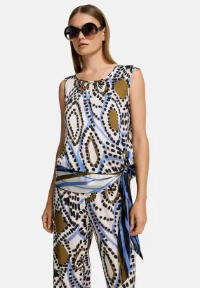 CATNOIR Tie Patterned Top
