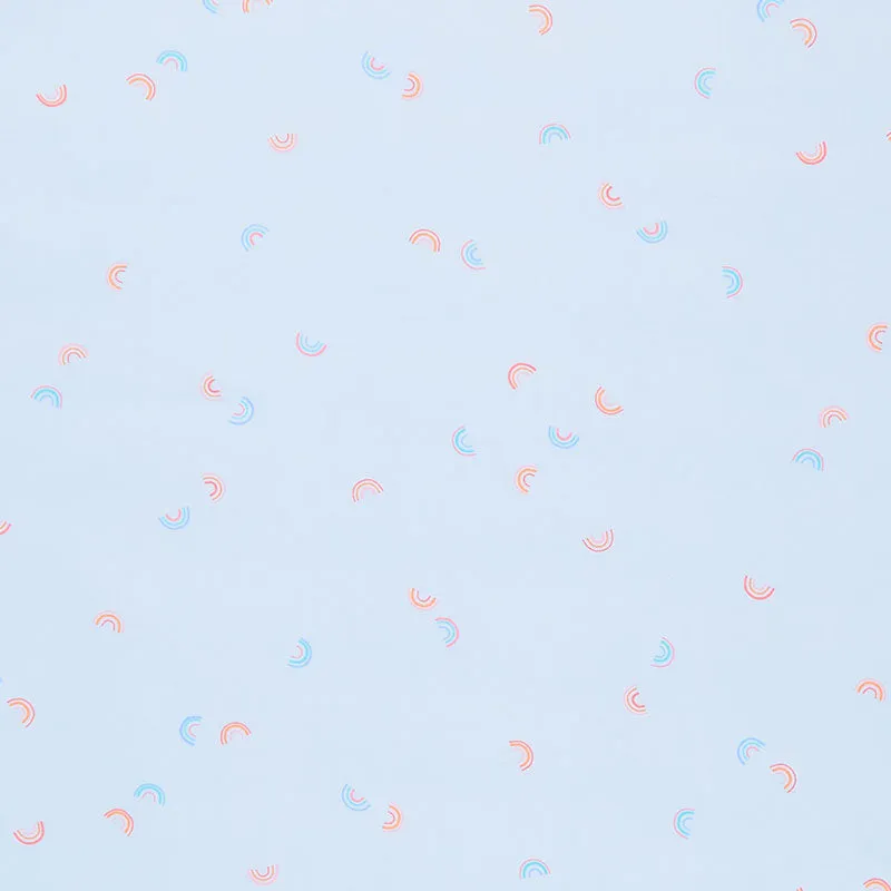 Cozy Cotton Flannels - Rainbow Cornflower Yardage