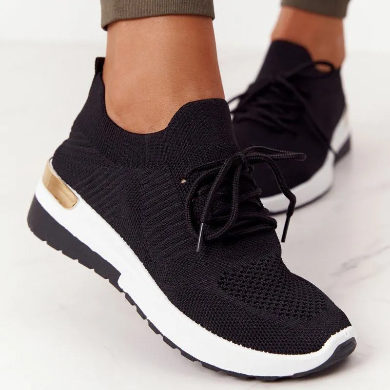 Cuzcare Women Orthopedic Sneakers Knitted Leisure Shoes