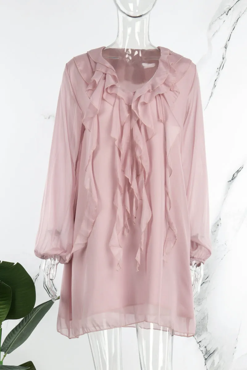 Fashion Elegant Solid Patchwork V Neck Princess Dresses Elegant For Special Occasions