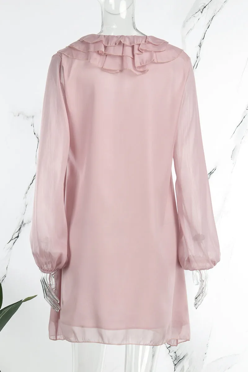 Fashion Elegant Solid Patchwork V Neck Princess Dresses Elegant For Special Occasions