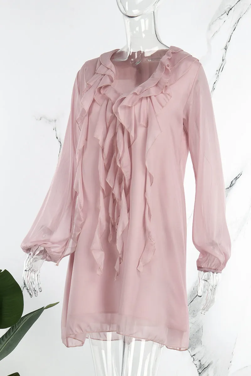 Fashion Elegant Solid Patchwork V Neck Princess Dresses Elegant For Special Occasions