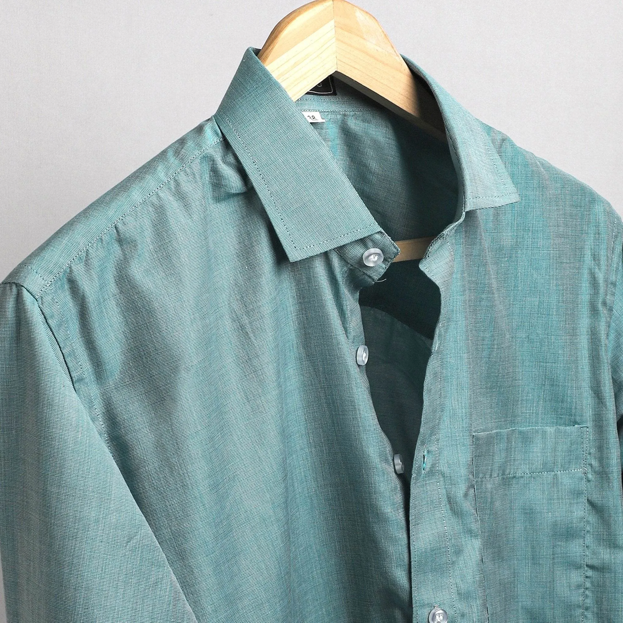 Forest Green Cotton Shirt