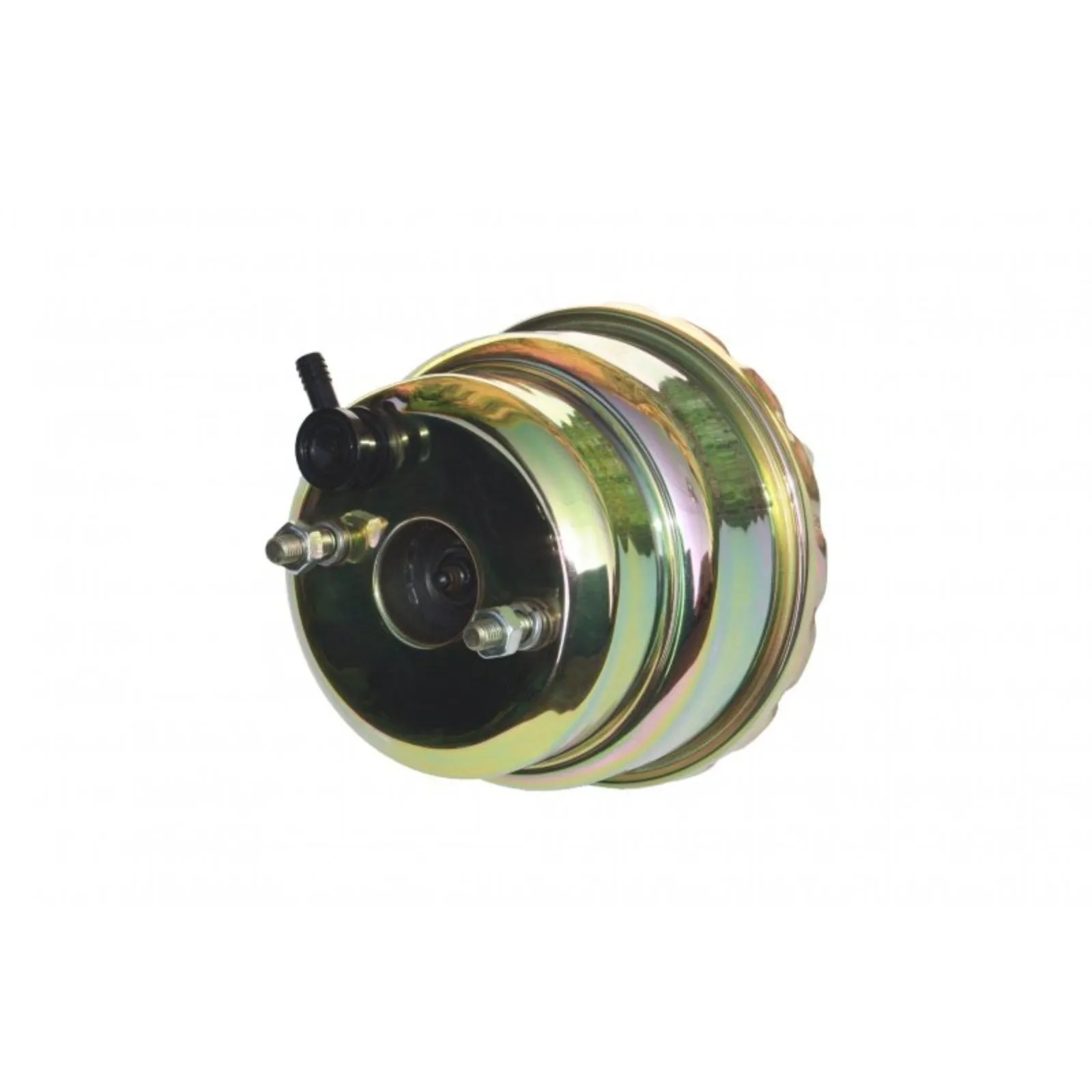 Leed Master Cylinder and Booster - 1-1/8 in Bore - Dual Integral Reservoir - 7 in OD - Dual Diaphragm - Zinc Oxide - GM Fullsize Truck 1967-72