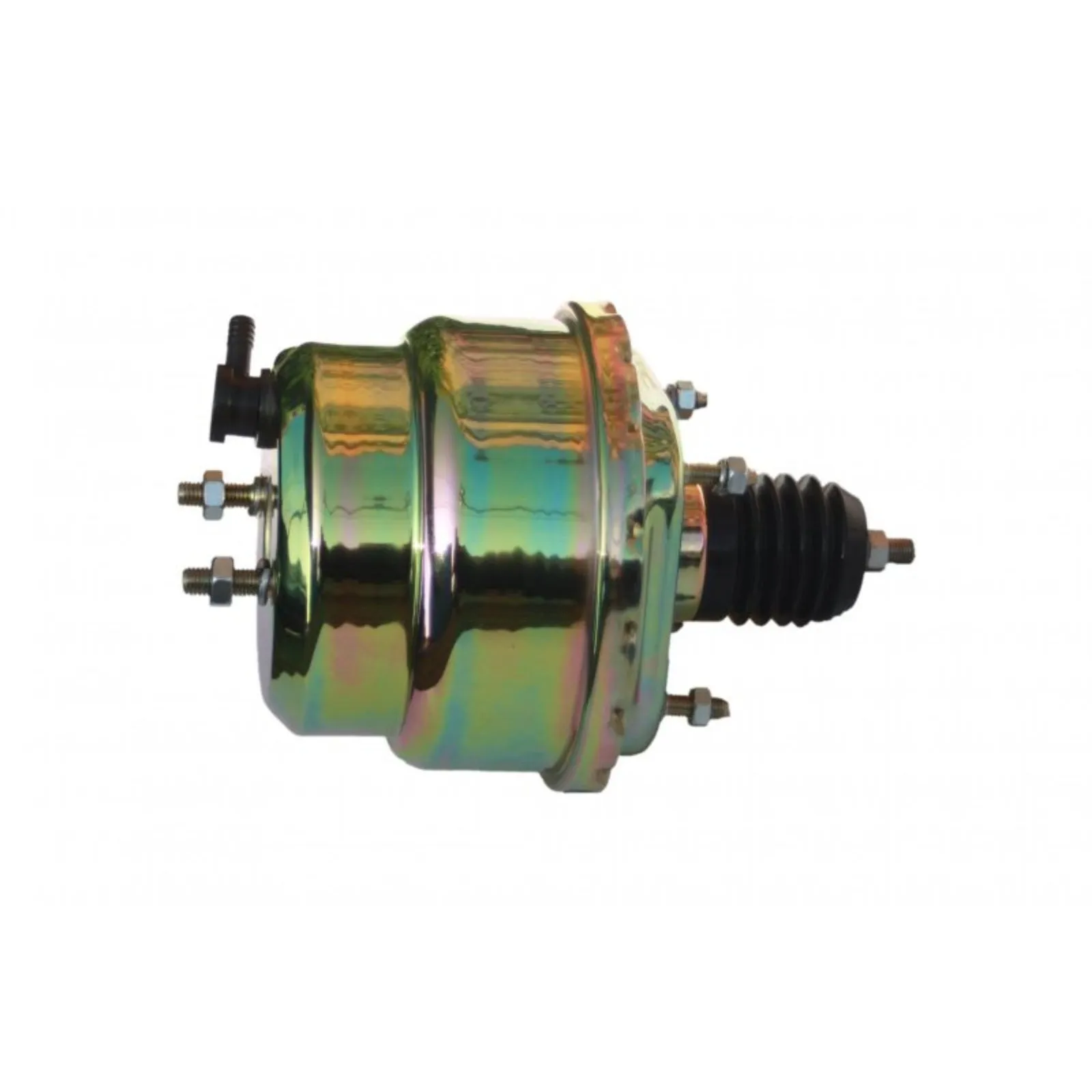 Leed Master Cylinder and Booster - 1-1/8 in Bore - Dual Integral Reservoir - 7 in OD - Dual Diaphragm - Zinc Oxide - GM Fullsize Truck 1967-72