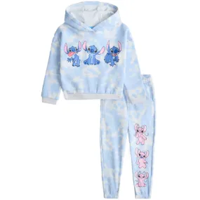 LILO & STITCH Tie Dye Hoodie & Jogging Pants Set