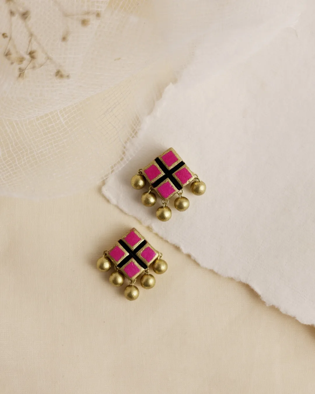 Mosaic Charm Studs