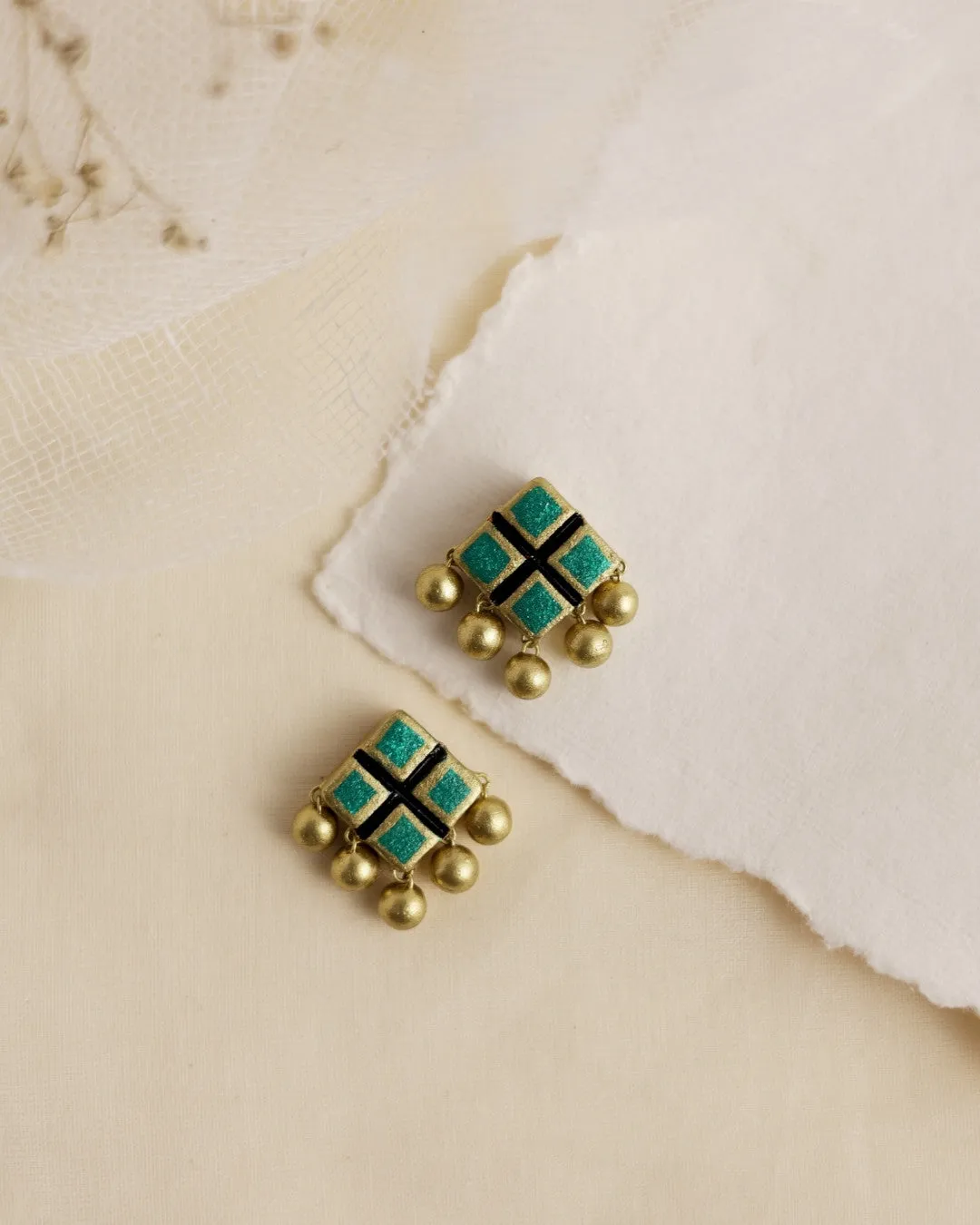 Mosaic Charm Studs
