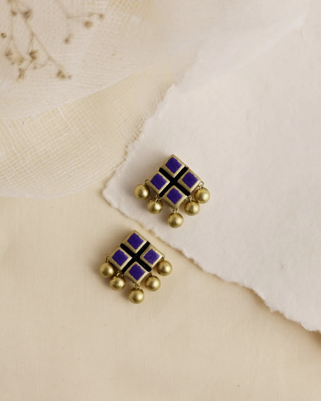Mosaic Charm Studs