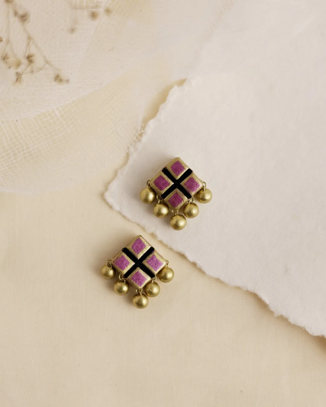 Mosaic Charm Studs