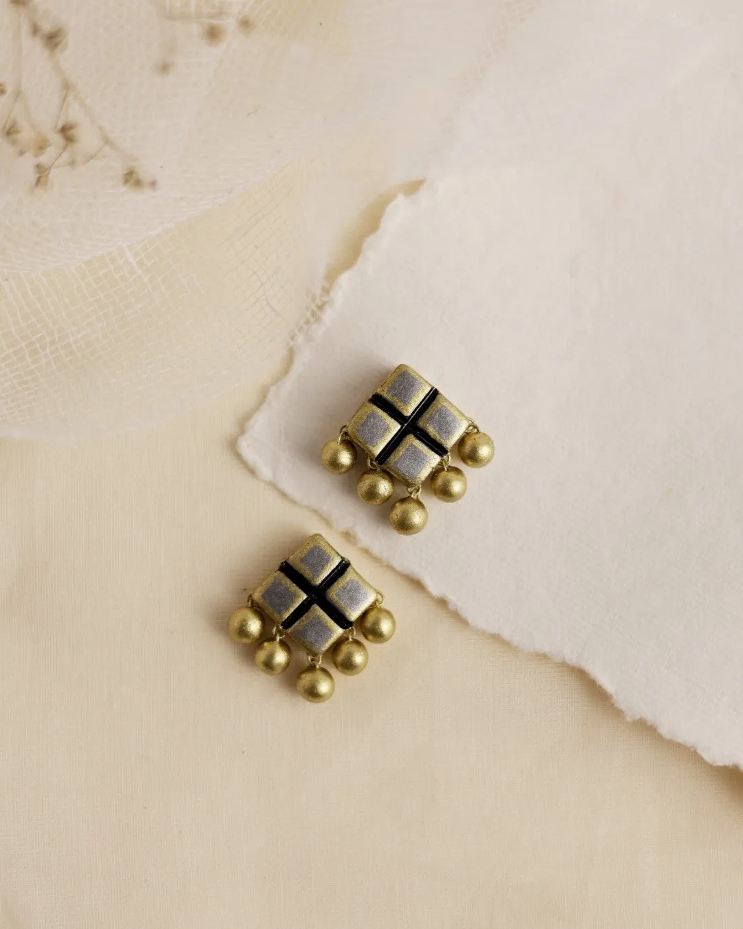Mosaic Charm Studs