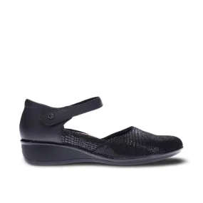Osaka Mary Jane - Black/Black Lizard