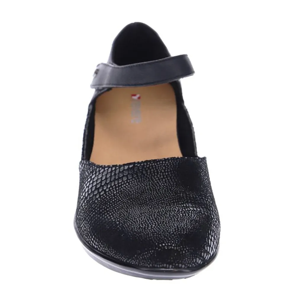 Osaka Mary Jane - Black/Black Lizard