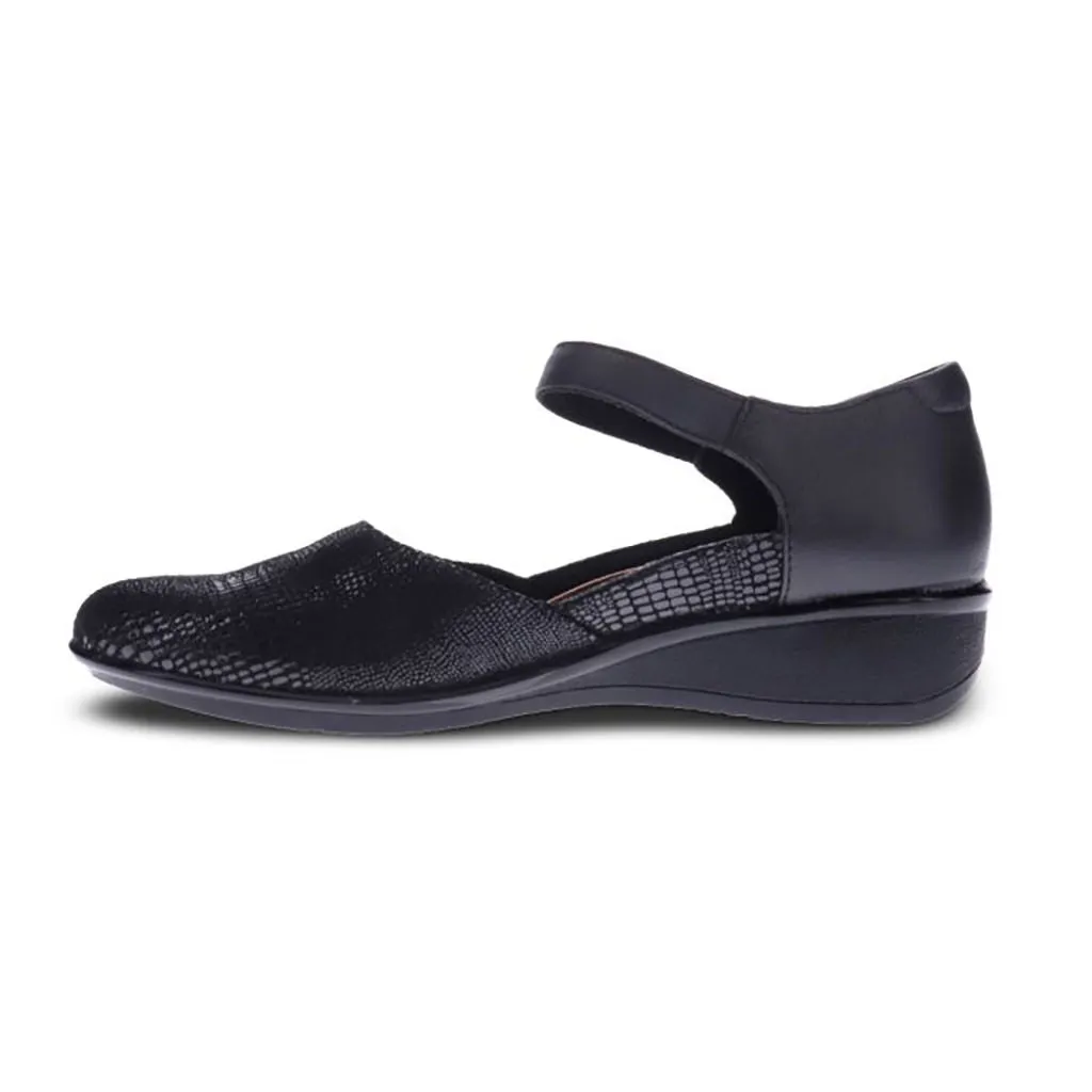 Osaka Mary Jane - Black/Black Lizard