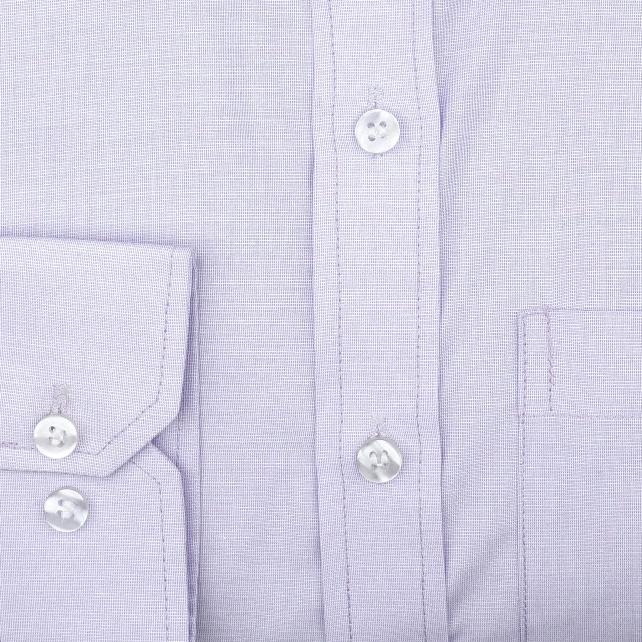 Purple Checkered Cotton Shirt