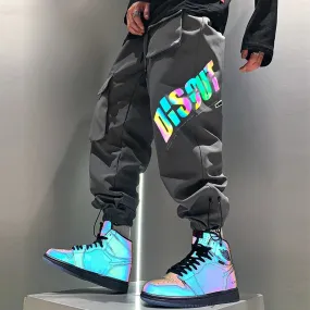 Reflektierende Techwear-Cargohosen für den Streetstyle