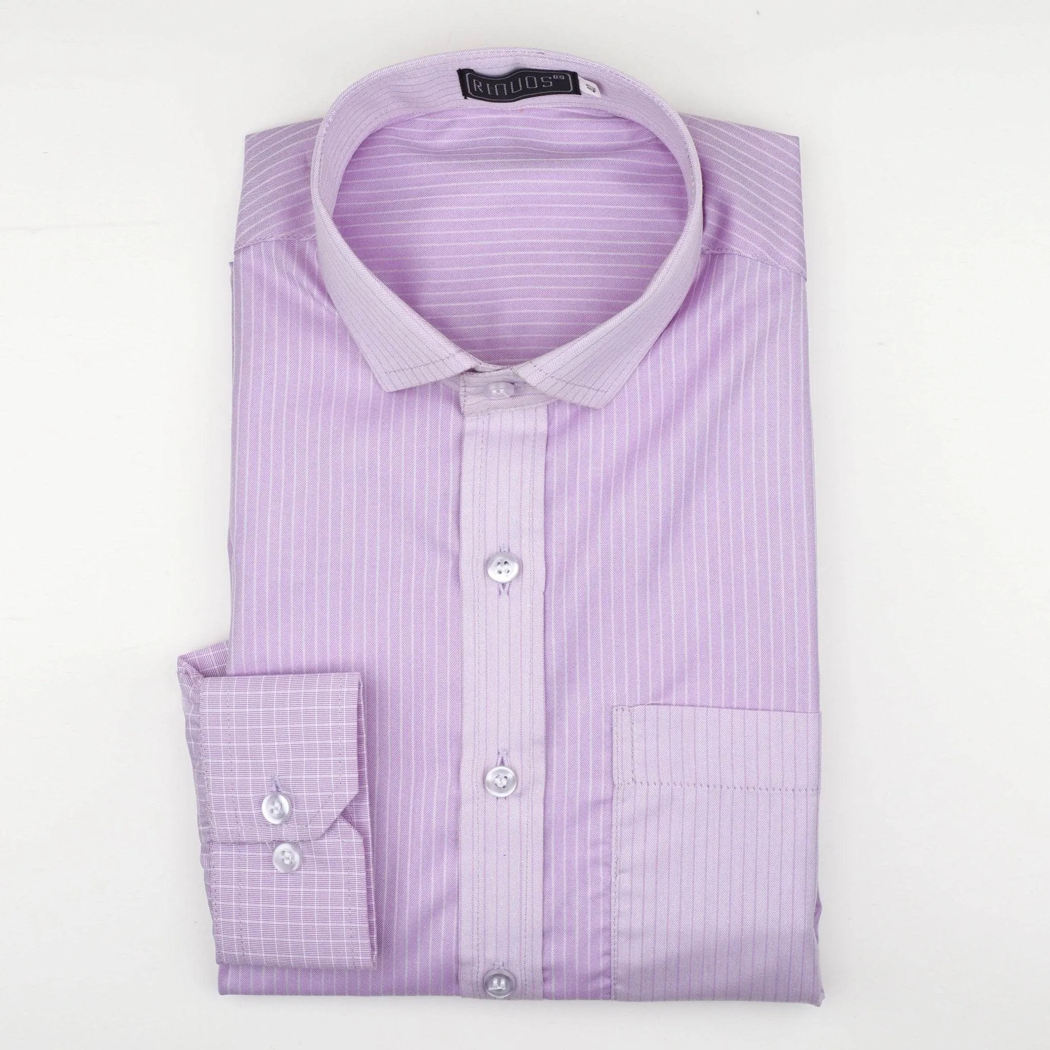Royal Magenta Stripes Men's Shirt