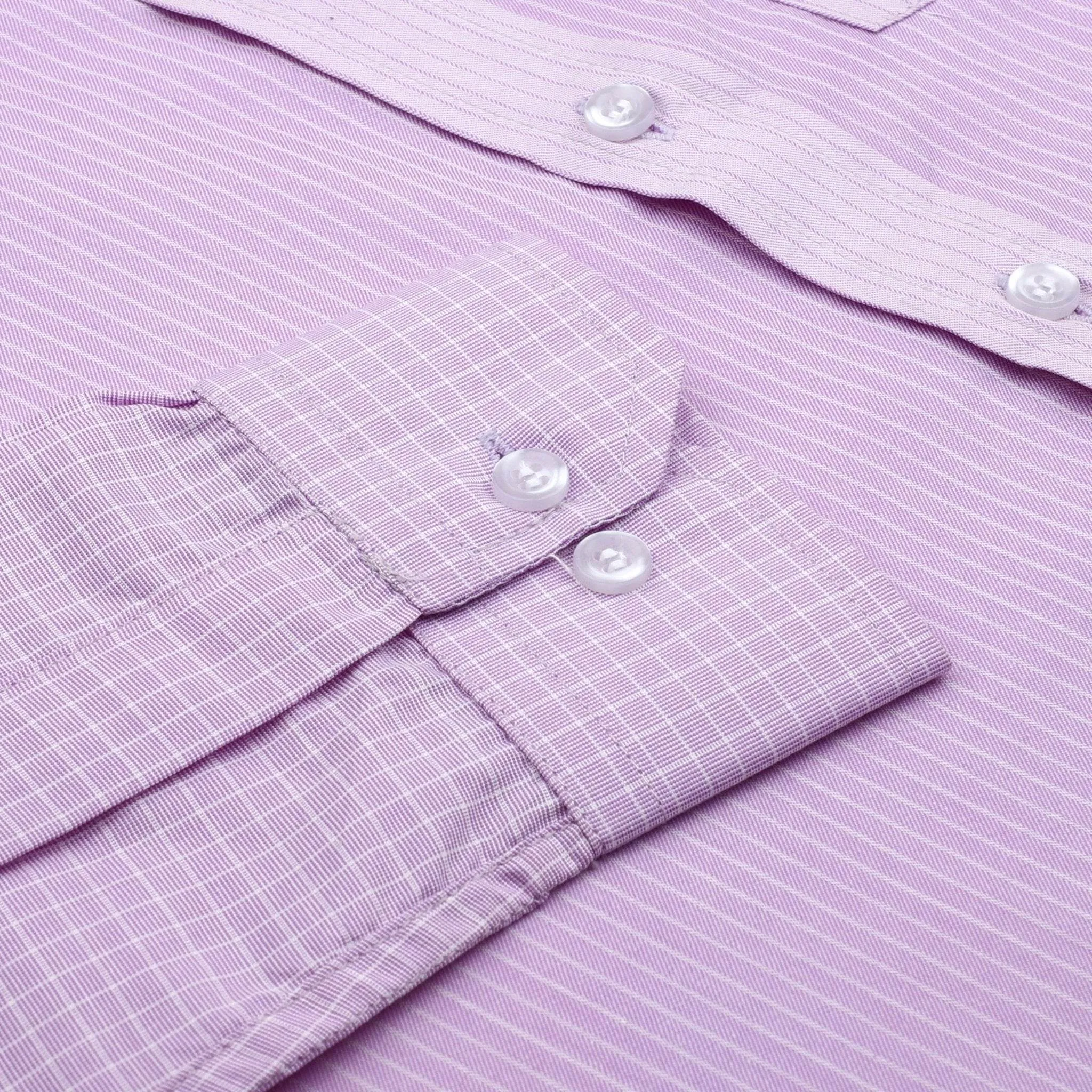 Royal Magenta Stripes Men's Shirt