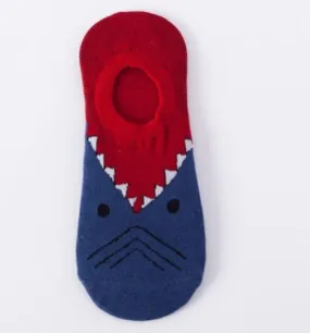 SF1266 Shark Bite Low Cut Socks
