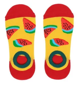 SF1284 Yellow Watermelon Low Cut Socks