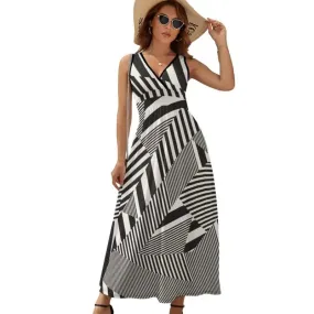 Strut Your Stuff in This Sassy Striped Maxi Dress