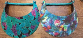 Sun Visors - Grapes and Leaves