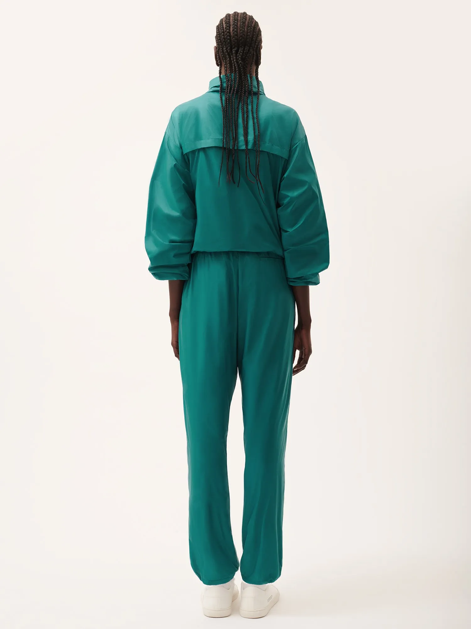 Womens DNA Recycled Nylon Track Pants—scarab teal